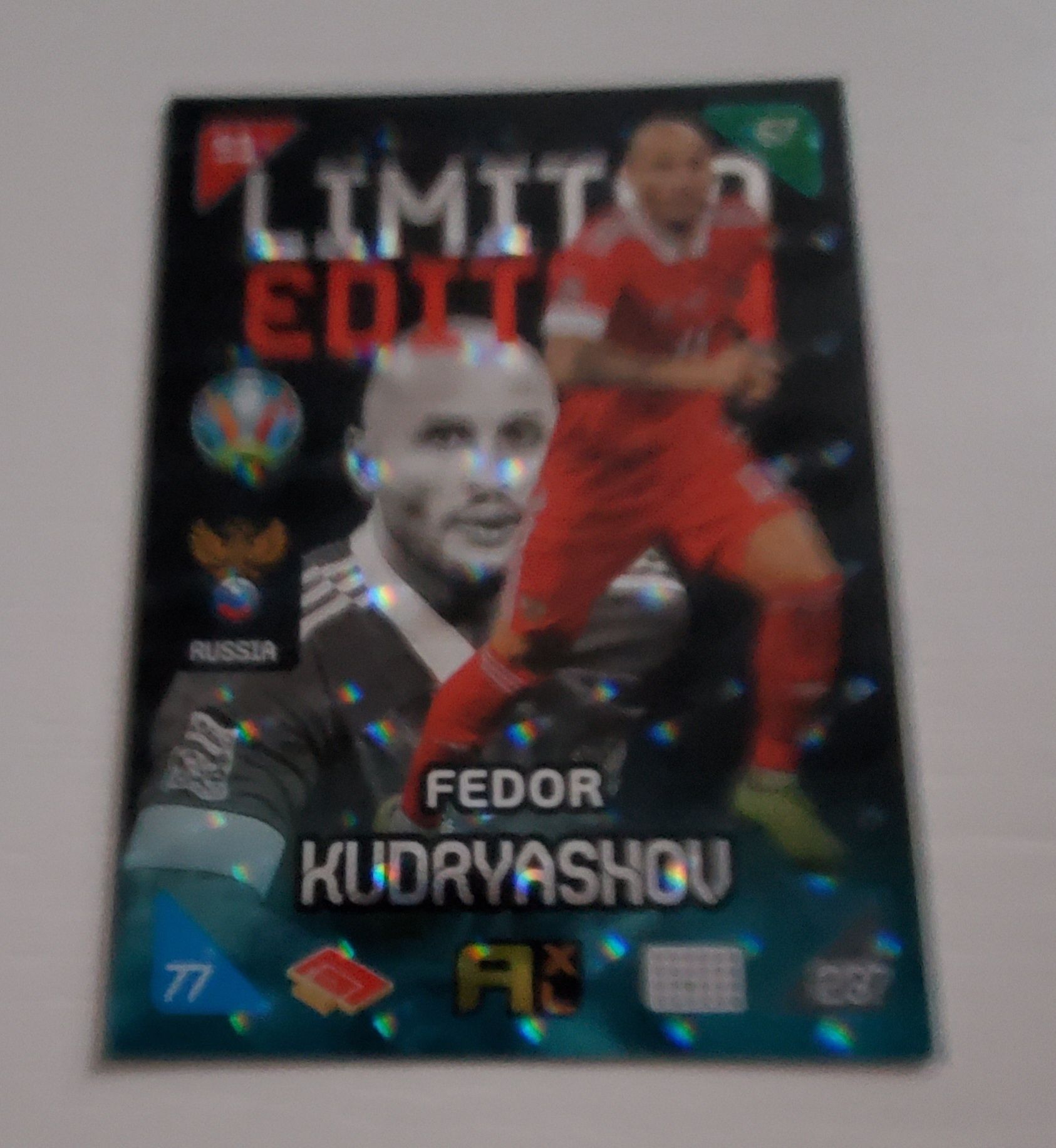 Panini EURO 2020 KICK OFF 2021 Limited edition KUDRYASHOV Adrenalyn