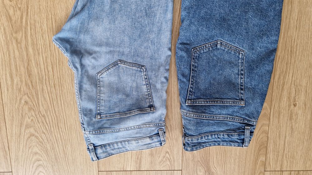 H&M 2 pary spodni dżinsowych rozmiar 42