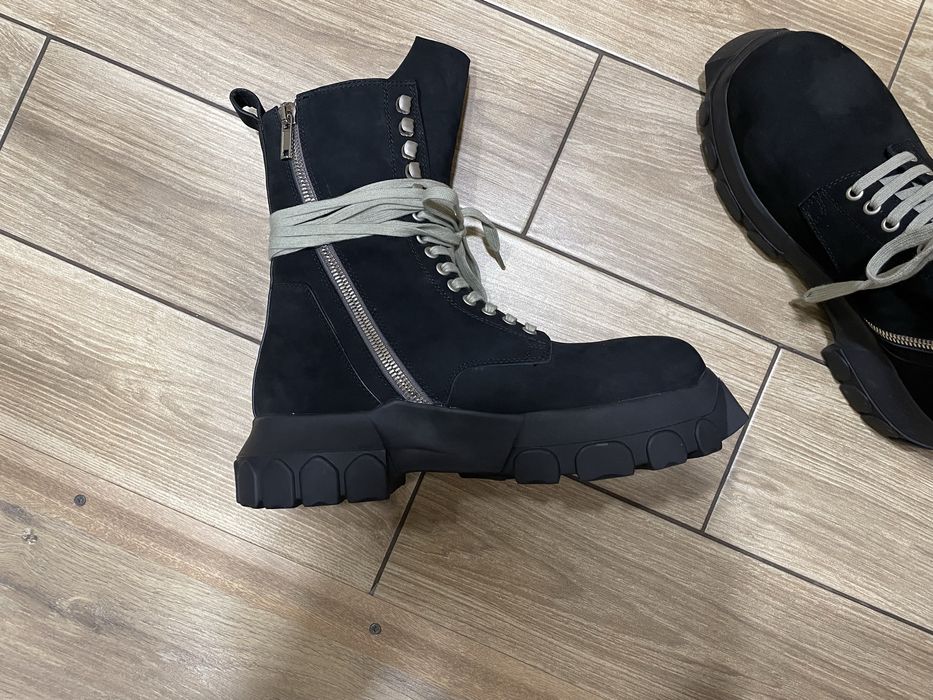 Rick Owens bozo tractor boots