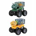 2 szt. Model ciężarówki do transportu dinozaurów, spp700