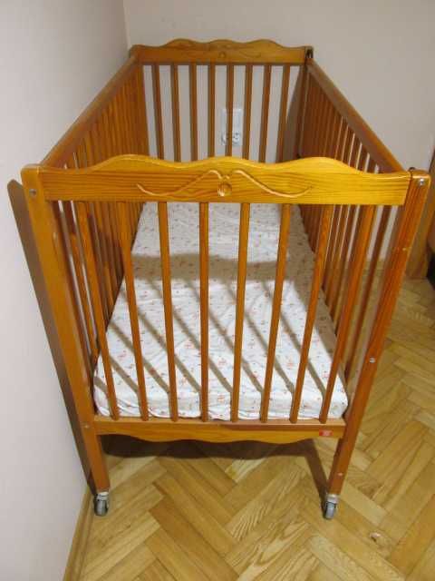 łóżko dziecięce drewniane vox 120x60