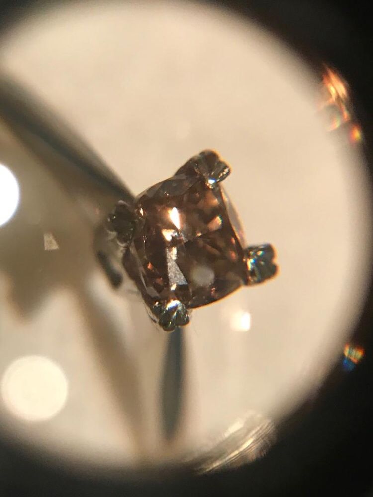 Mega pierścionek 14 k Diament 0,55 ct. VVS2