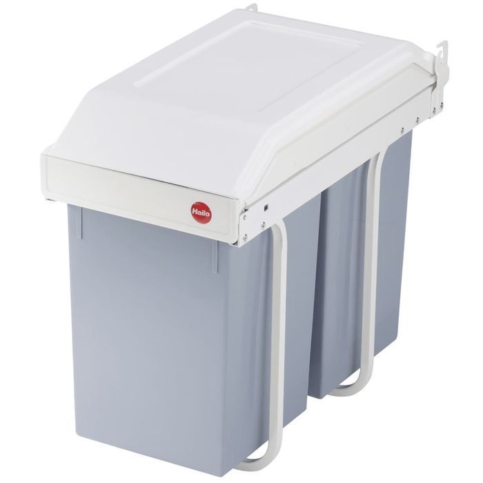 Hailo Kosz Na Śmieci Multi-Box Duo, Rozmiar L, 2X14 L, Kremowy