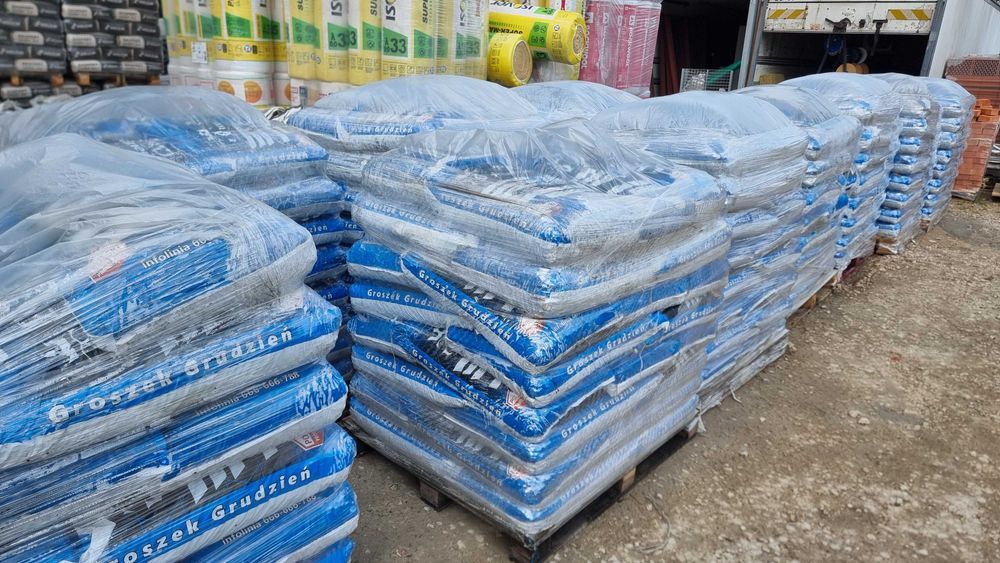 Groszek Grudzień 29MJ 25kg najlepsza jakość HDS winda paleciak elektr