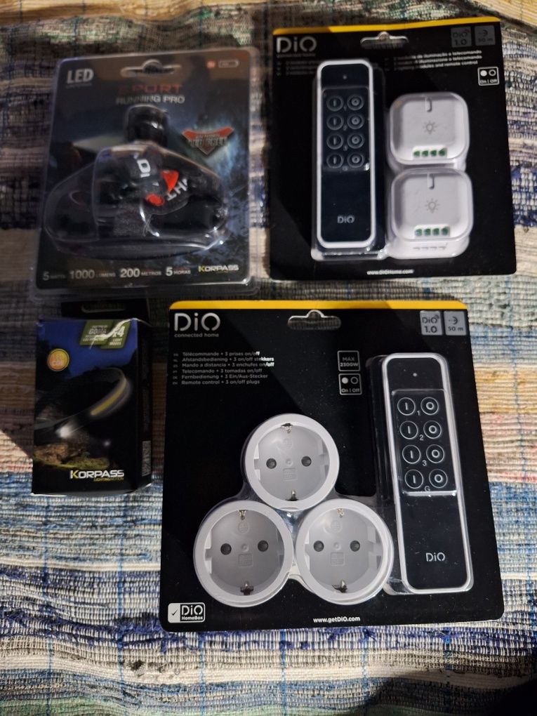 Vendo este material eléctrico novo 9 artigos por 15 euros mais portes