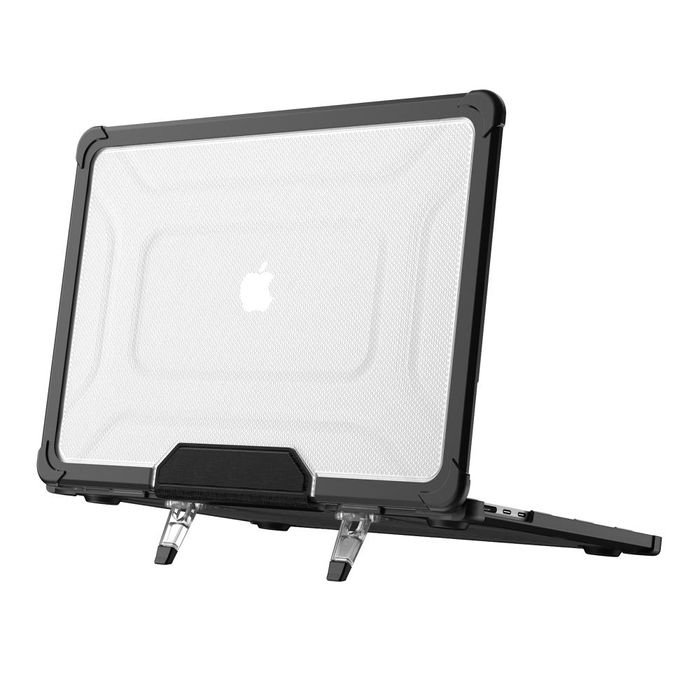 Чехол бампер на MacBook Air Pro прозрачный цветной прозорий кольоровий