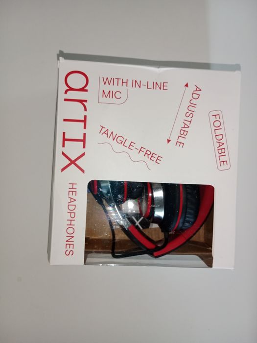 Słuchawki składane nauszne przewodowe