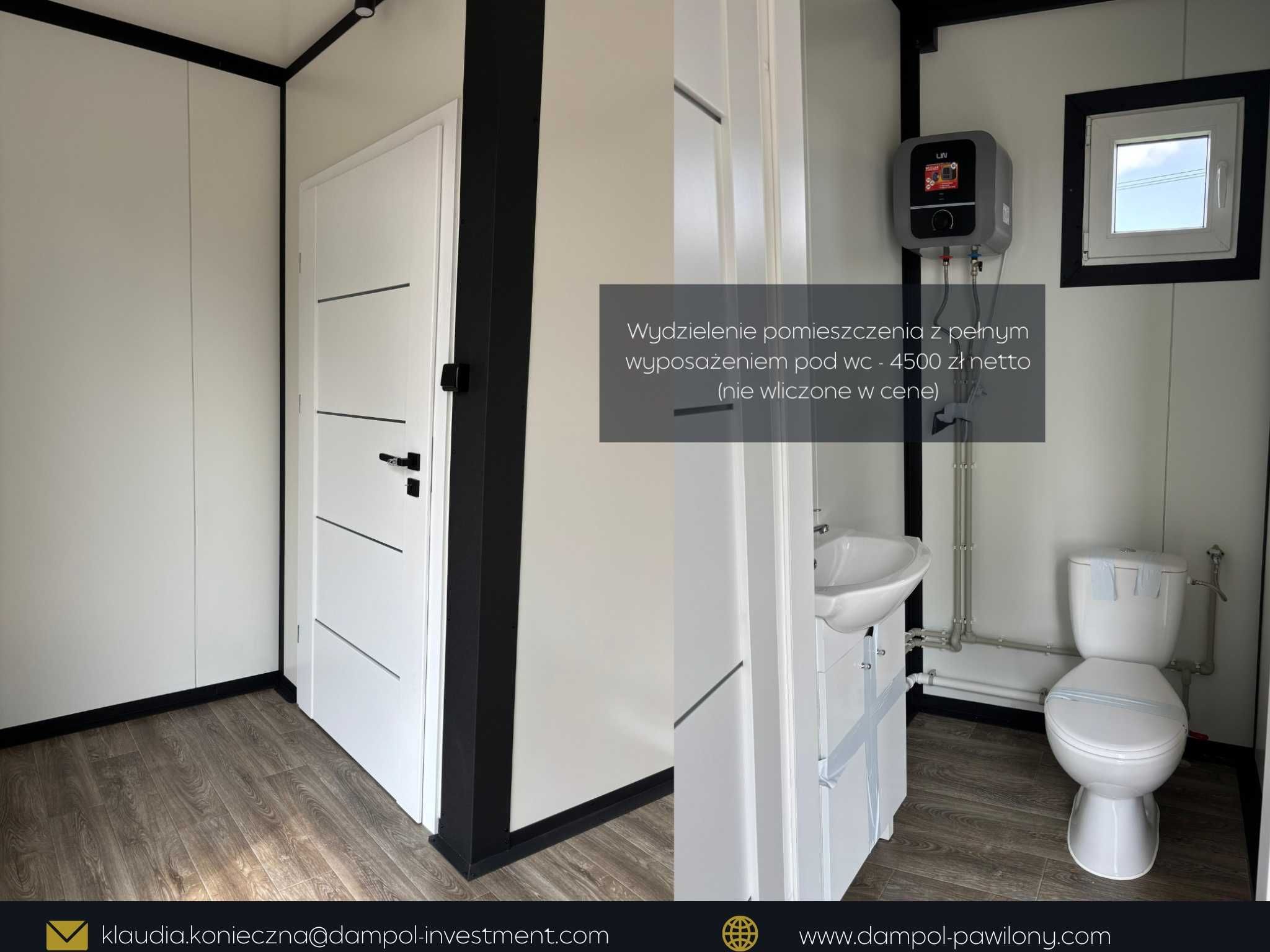 pawilon biurowy 9x3/ domek letniskowy, całoroczny 27m2/ handlowy