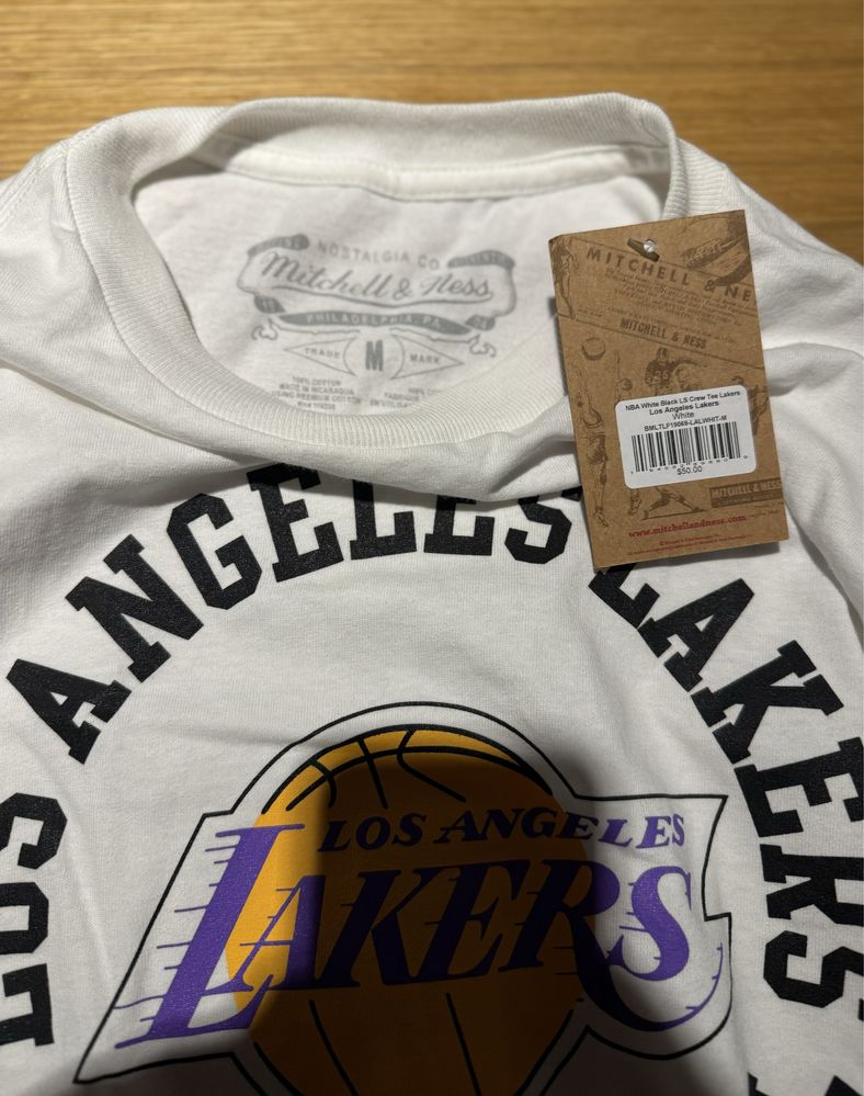 Koszulka z długim rękawem Lakers