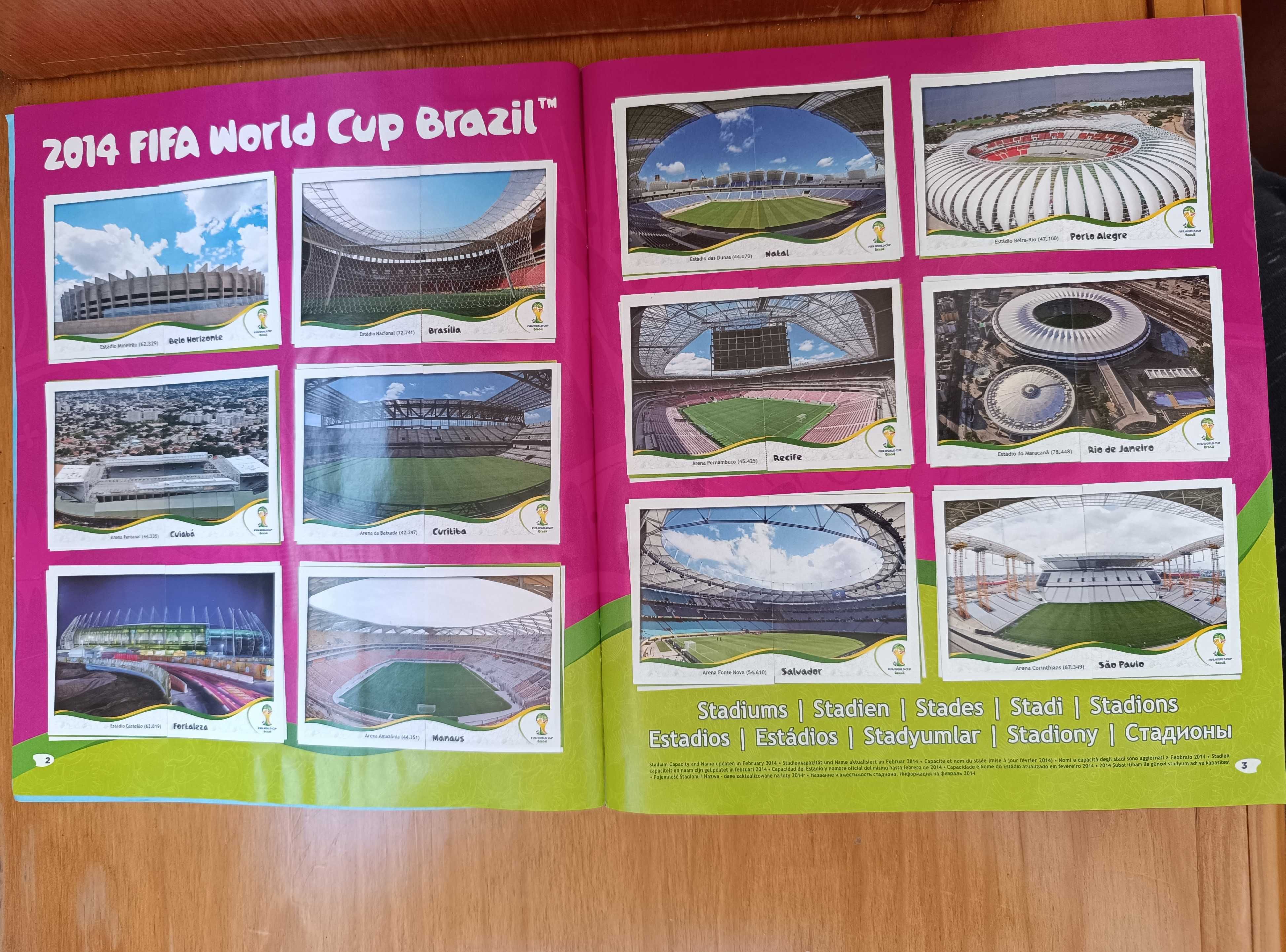 Caderneta Panini Mundial 2014 completa