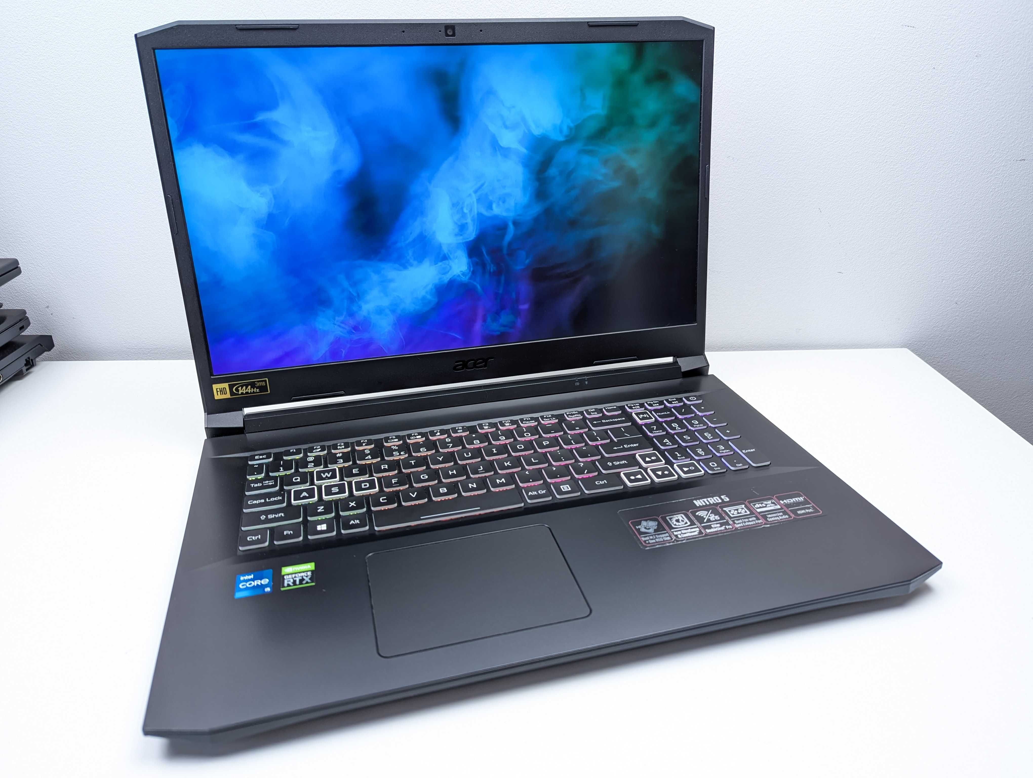 LAPTOP GAMINGOWY Acer Nitro RTX 3060 i5-11400H 17 cali 144hz