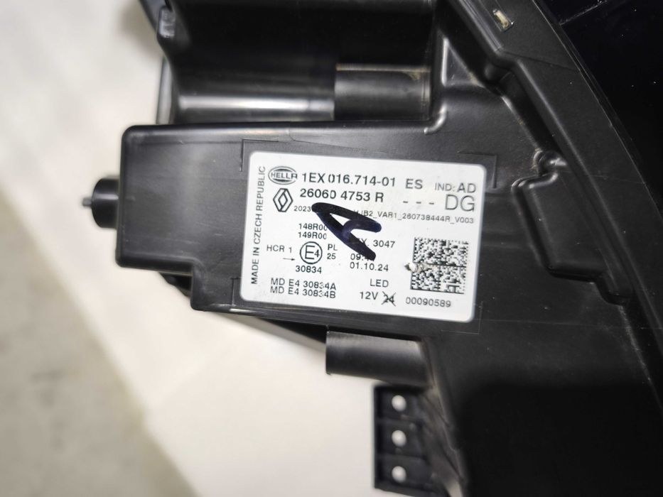 Lampa lewy przód Lewa Led Pure Vision Renault Captur Full Hybrid 24-