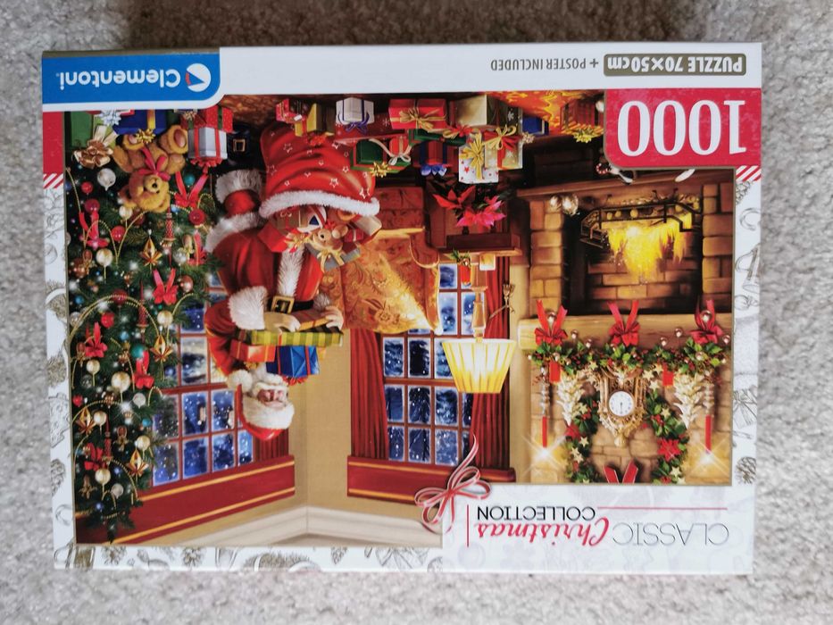 Puzzle 1000 + Plakat, Przy choince