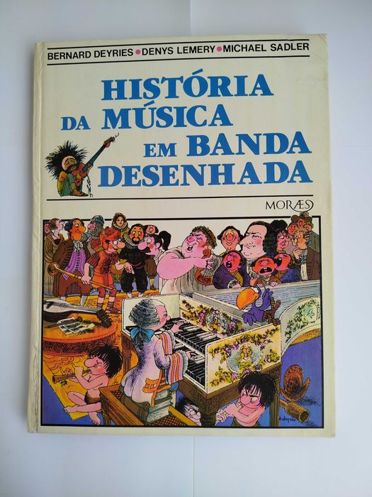 Escasso Livro de Banda Desenhada "História da Música em BD"