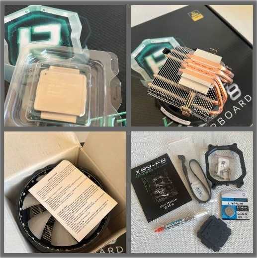 Супер комплект ! Huananzhi X99-F8 + E5-2680 v3 + Top Flow TISHRIC Led