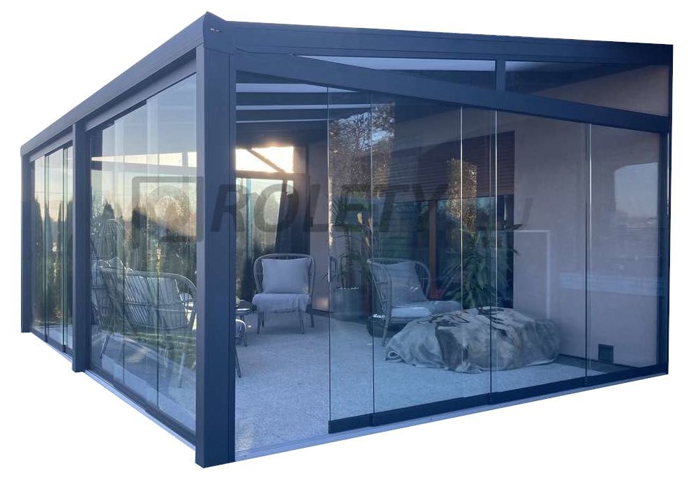 Pergola Ogrodowa Tarasowa Wiata ALTANA Aluminiowa Zadaszenie Tarasu