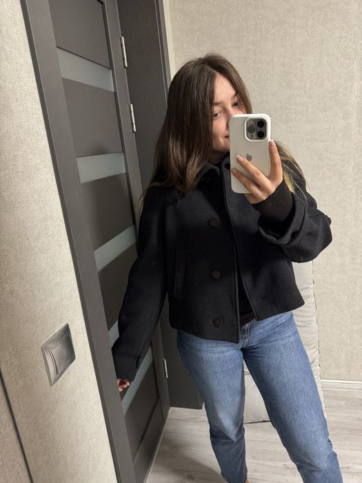 Пальто ZARA оверсайз xs розмір