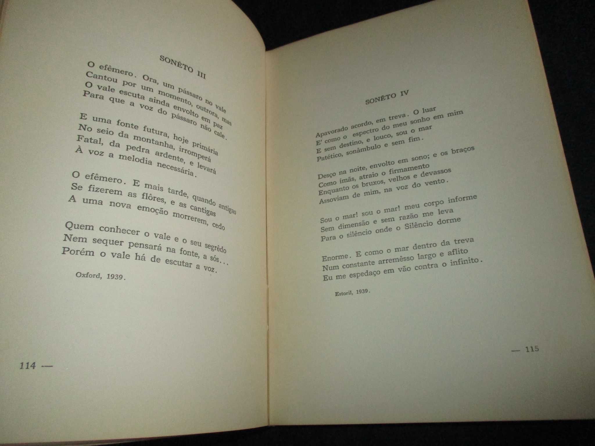 Livro A Poesia da Presença Adolfo Casais Monteiro 1959