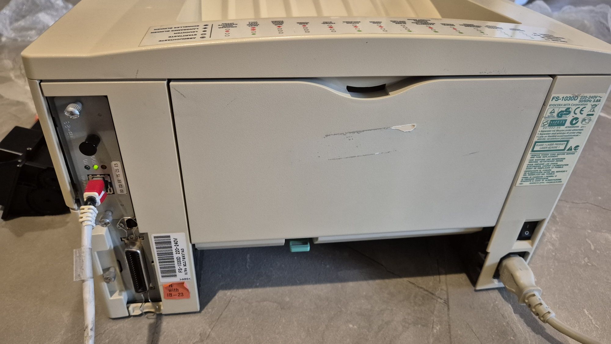 Drukarka laserowa Kyocera FS 1030D, duplex, sieciowa, print serwer