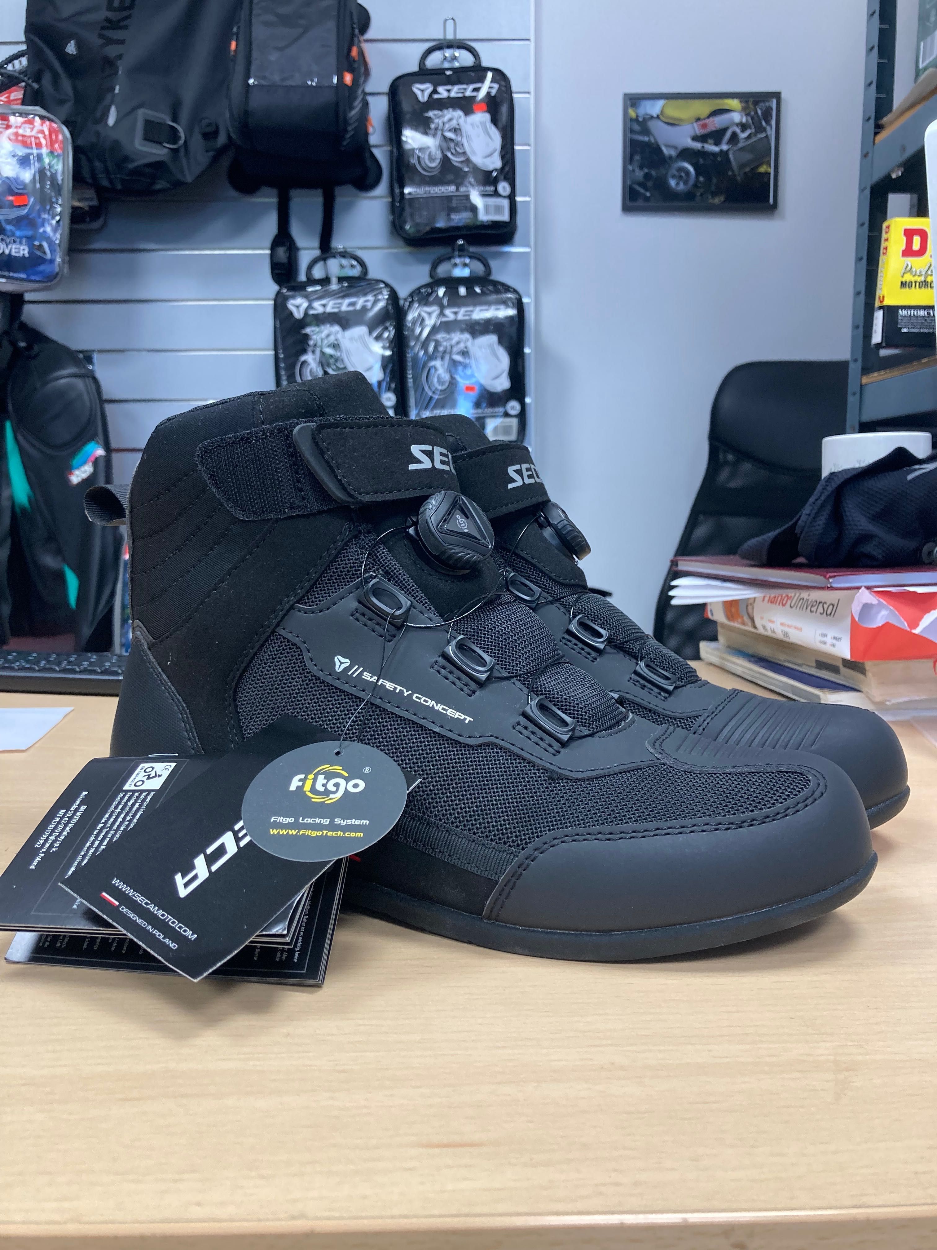 Buty Motocyklowe Seca Speed Automatyczna Sznurówka Lekkie Sklep