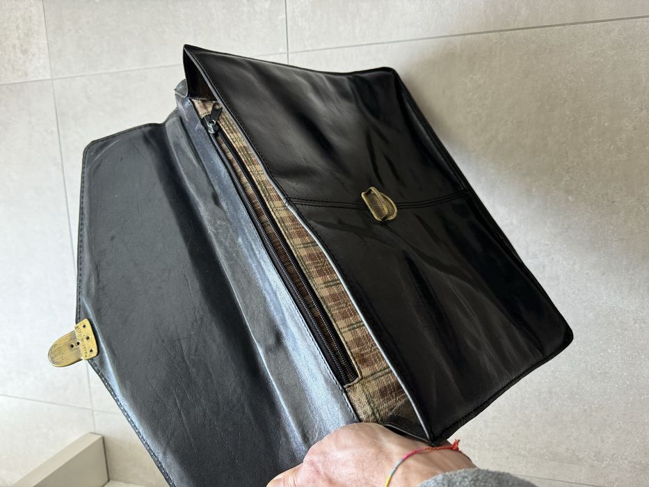 Pasta Documentos Vintage Preta