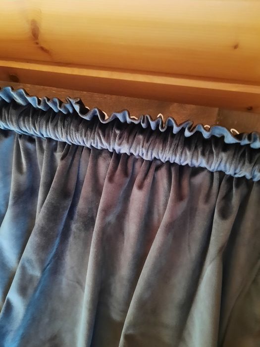 Zasłony welurowe Velvet szare 140x260.