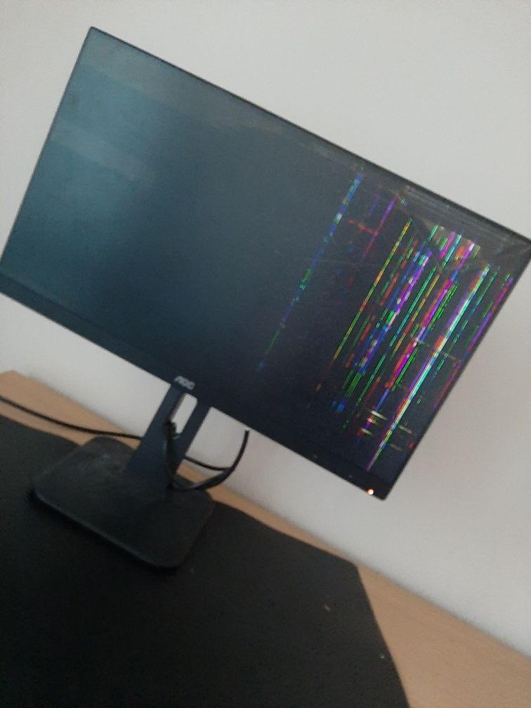 Monitor AOC  zepsuta matryca