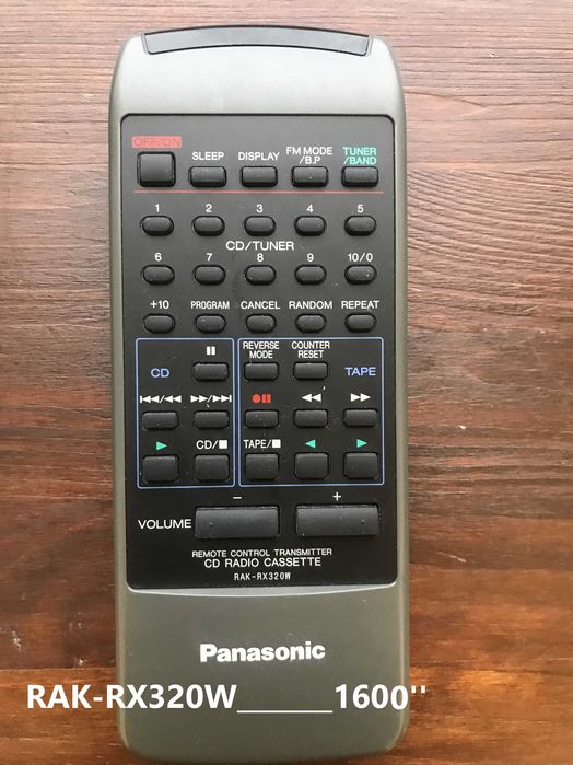 Пульт Panasonic RX-серія