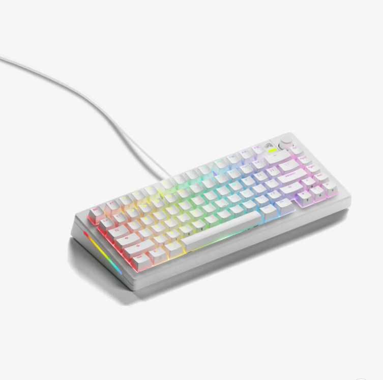 Klawiatura GLORIOUS GMMK 3 75% Biała RGB