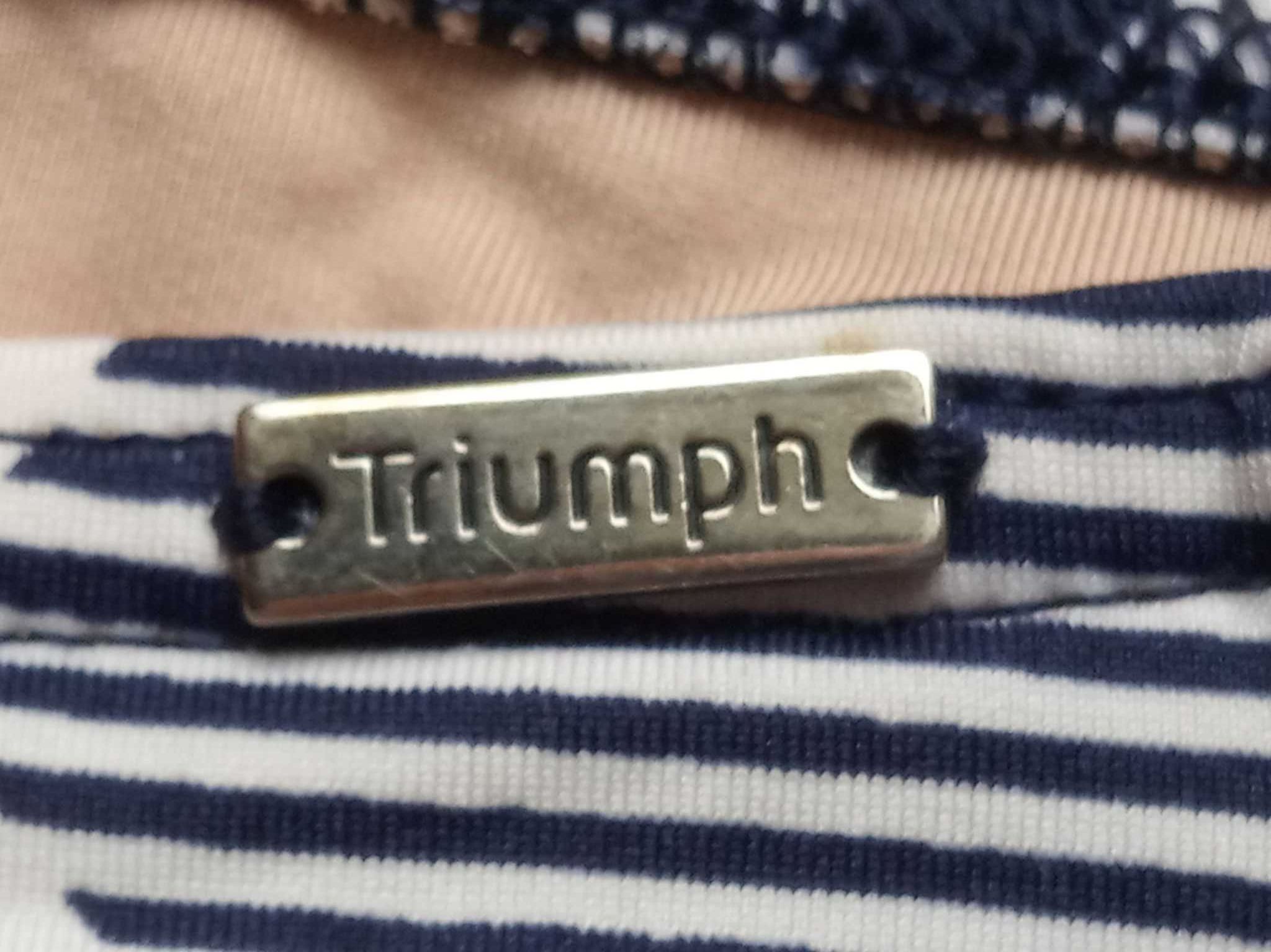 Majtki kąpielowe - dół od bikini  w graficzne wzory - S/M - "Triumph".