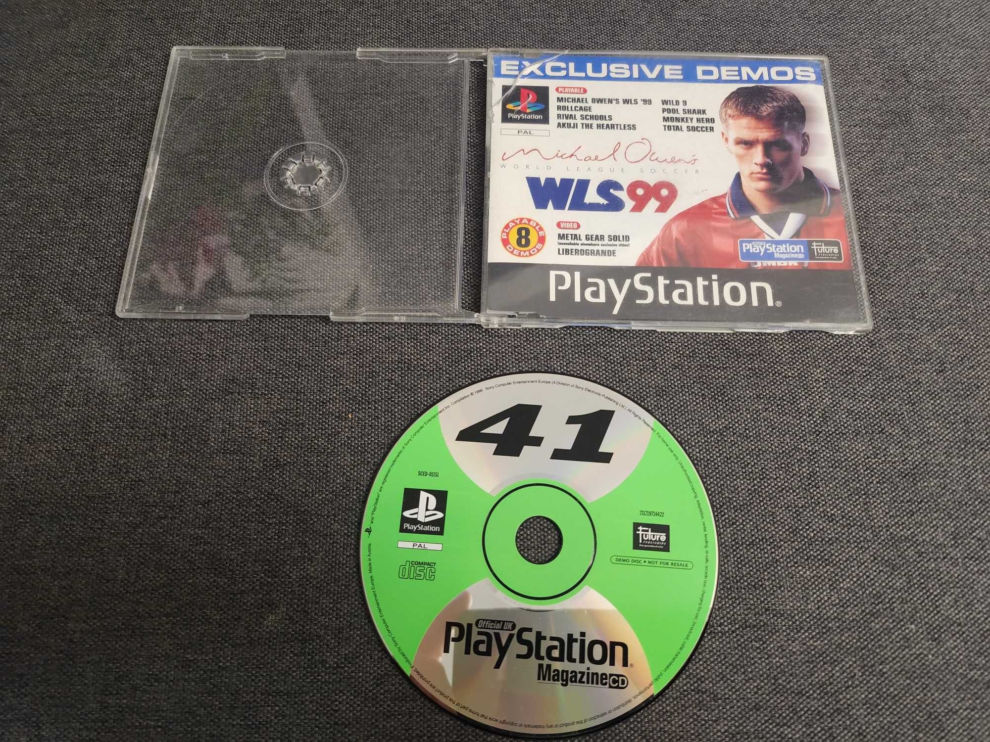 Official Playstation Magazine Disc 41 Rival Schools Wild 9 Akuji, WLS