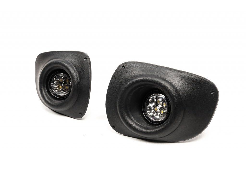 Mitsubishi L200 Противотуманки с решетками с хром ПТФ LED