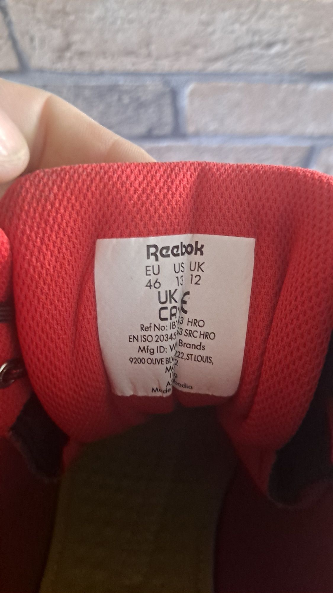 Buty robocze Reebok 46