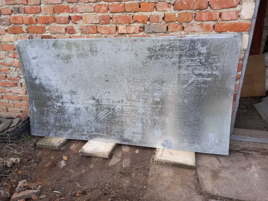 Лист оцинкований 1х2м. 0,75мм.
