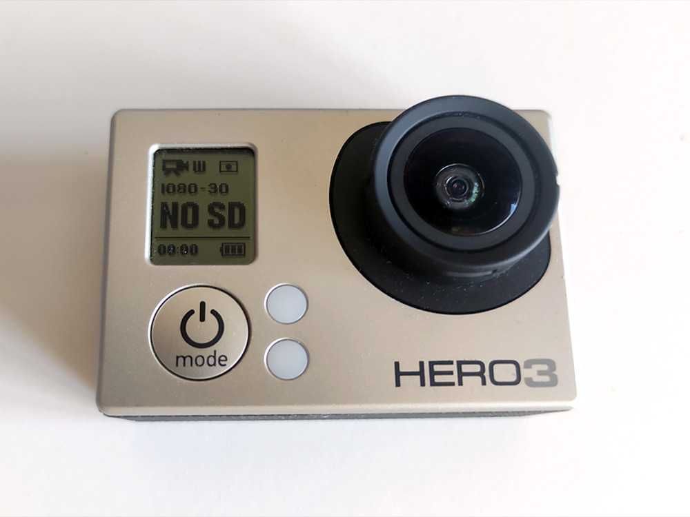 Экшн-камера GoPro Hero 3 Silver edition + (Аквабокс, аксессуары)