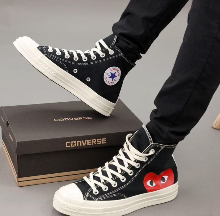 Кеди жіночі Converse x Comme des Garsons Play Chuck Конверс