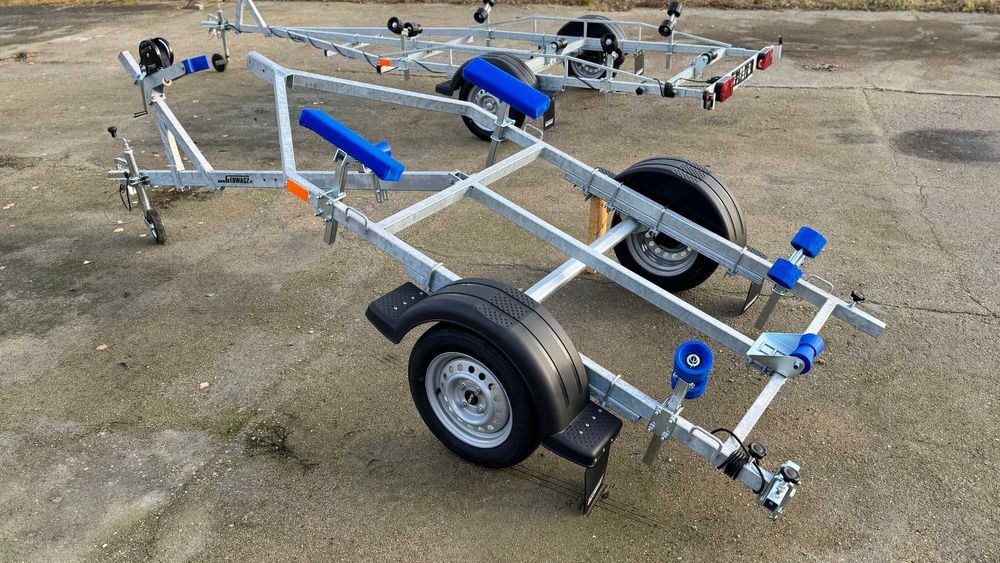 Uchylna Przyczepa  podłodziowa,ponton,skuter firmowa,Poznań