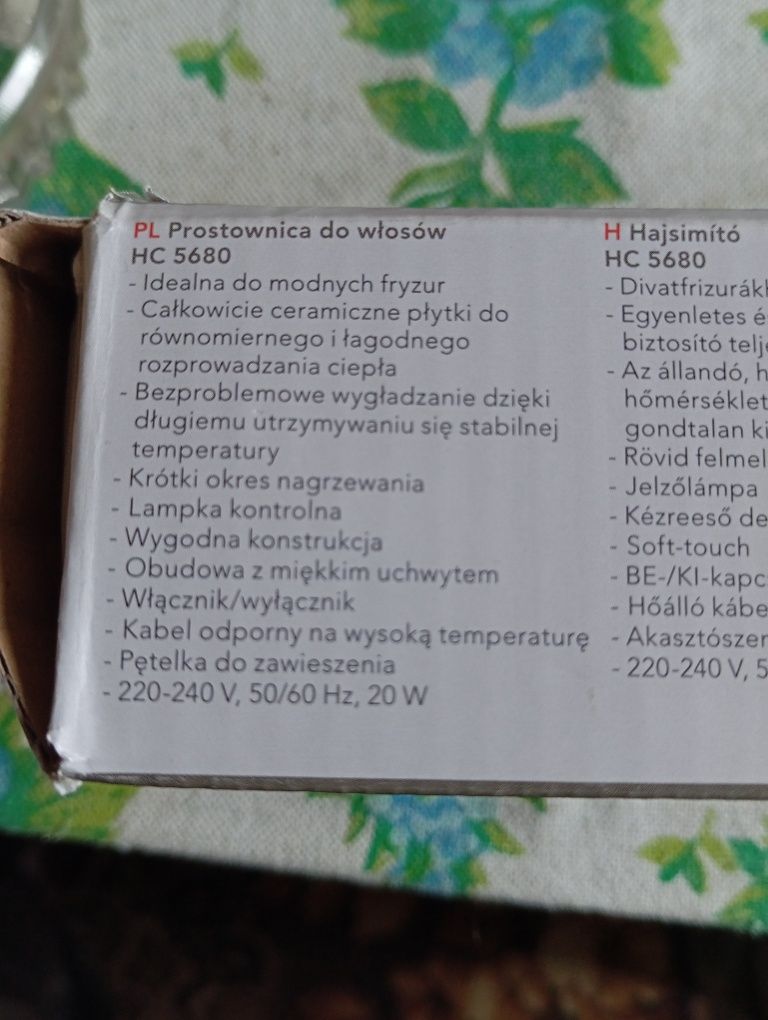 Prostownica do włosów AEG