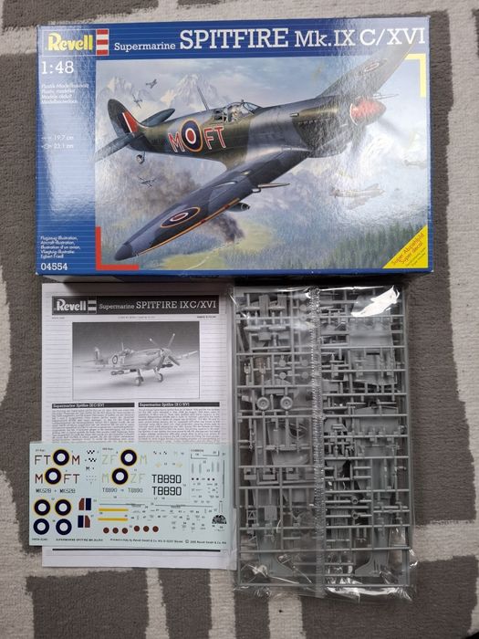 Model Spitfire IX/xvi hasegawa 1:48