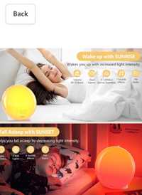 Budzik Sunrise, Alarmy pracy Smart Wake Up Light Outlet 2229