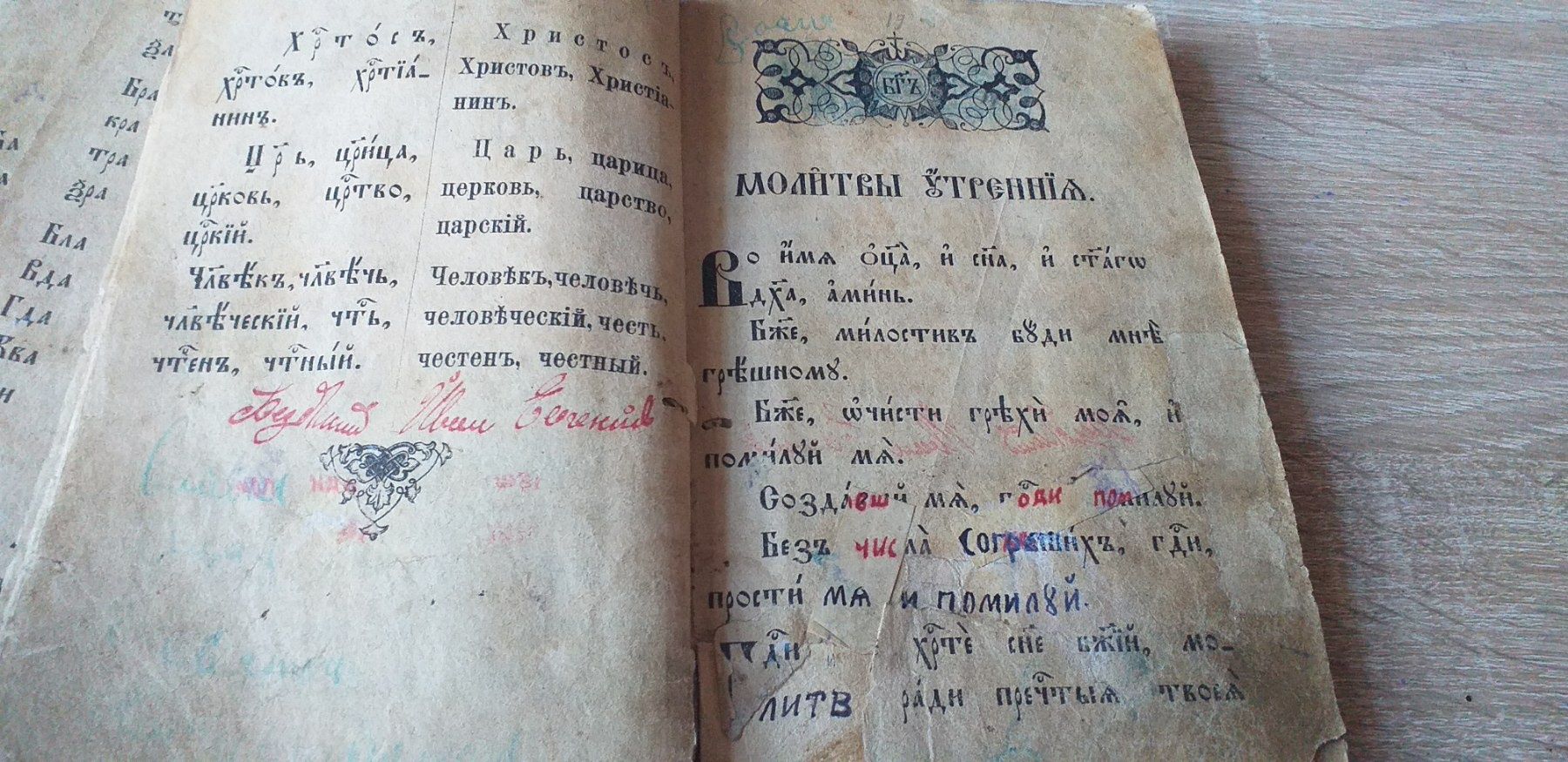 1850г Букварь.Словянский,Церковный стародавний,церковная книга