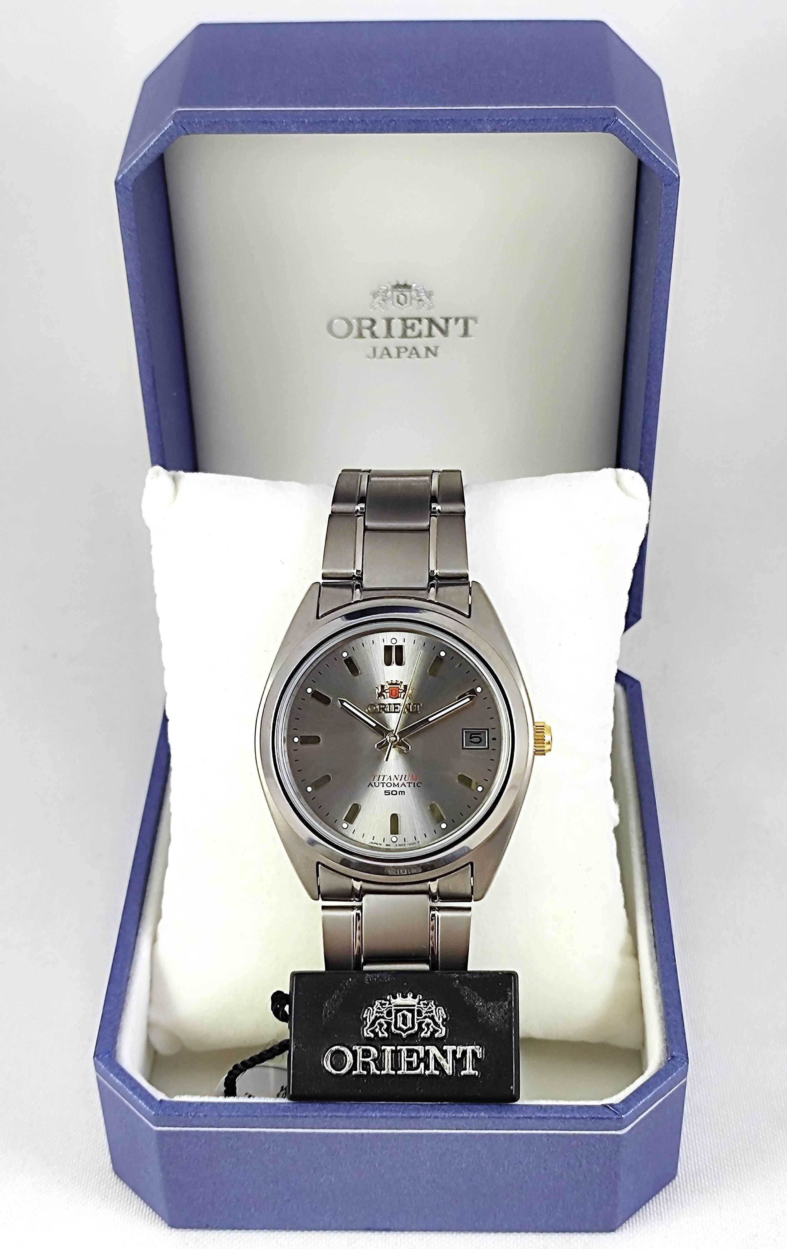 Новые часы Orient Titanium Japan. Часы Ориент Титан. Бирки, коробочка.