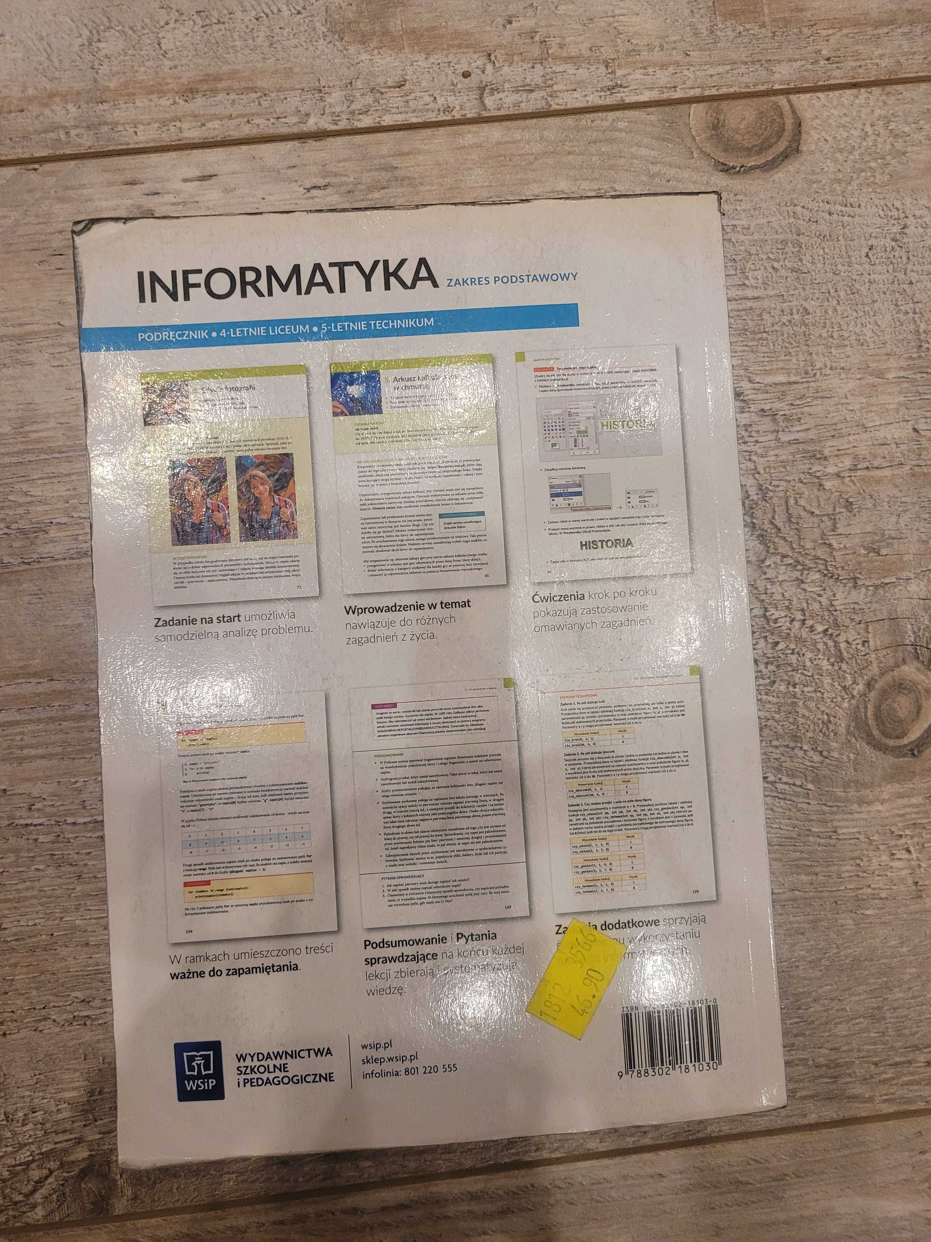 Informatyka Podręcznik dla technikum i liceum