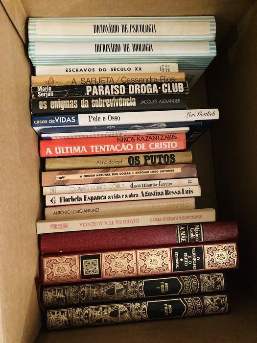 Vendo livros à caixa