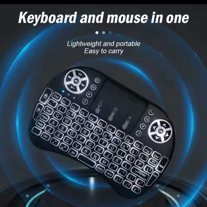 Безпровідна міні клавіатура, пульт, смарт ТВ, телевізорів, планшетів
