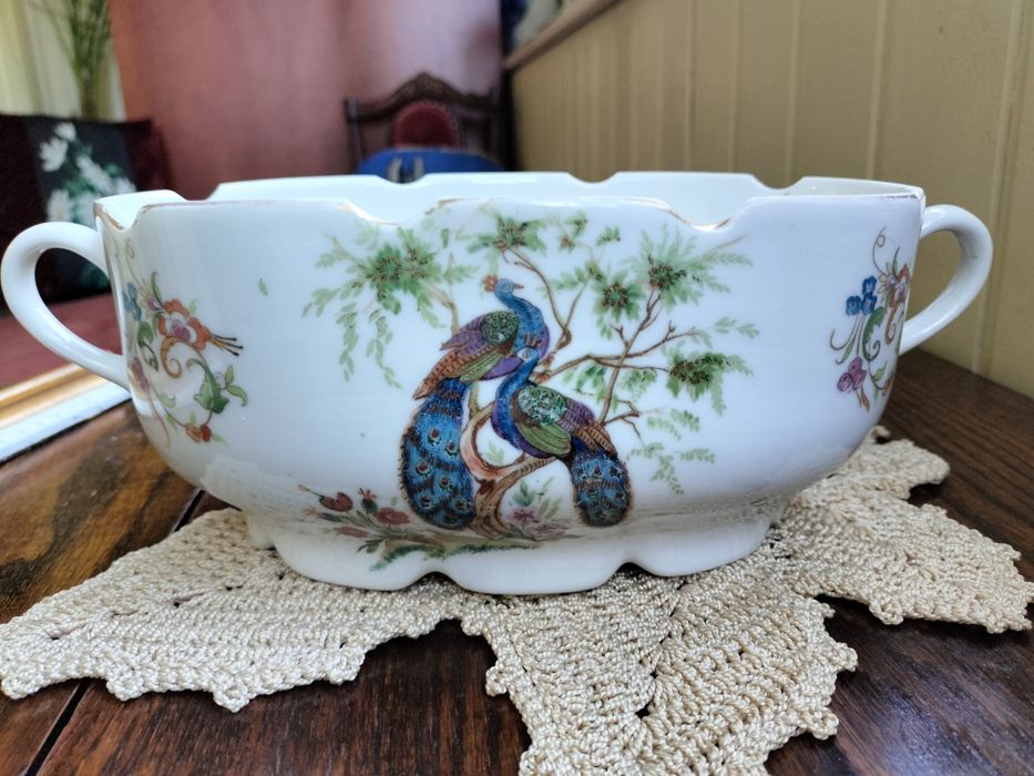 Салатница. Завод Пролетарий. Павлины.