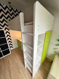 Łóżko piętrowe IKEA STUVA / SMASTAD biurko, szuflady i szafa stan bdb