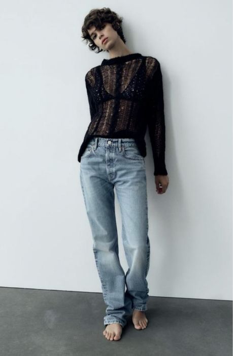 Прямі джинси Zara