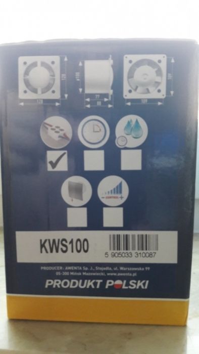 Wentylator KWS 100 Awenta. SILENT