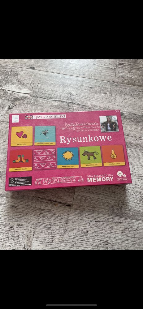 Memory rysunkowe językowe Beata Pawlikowska język angielski